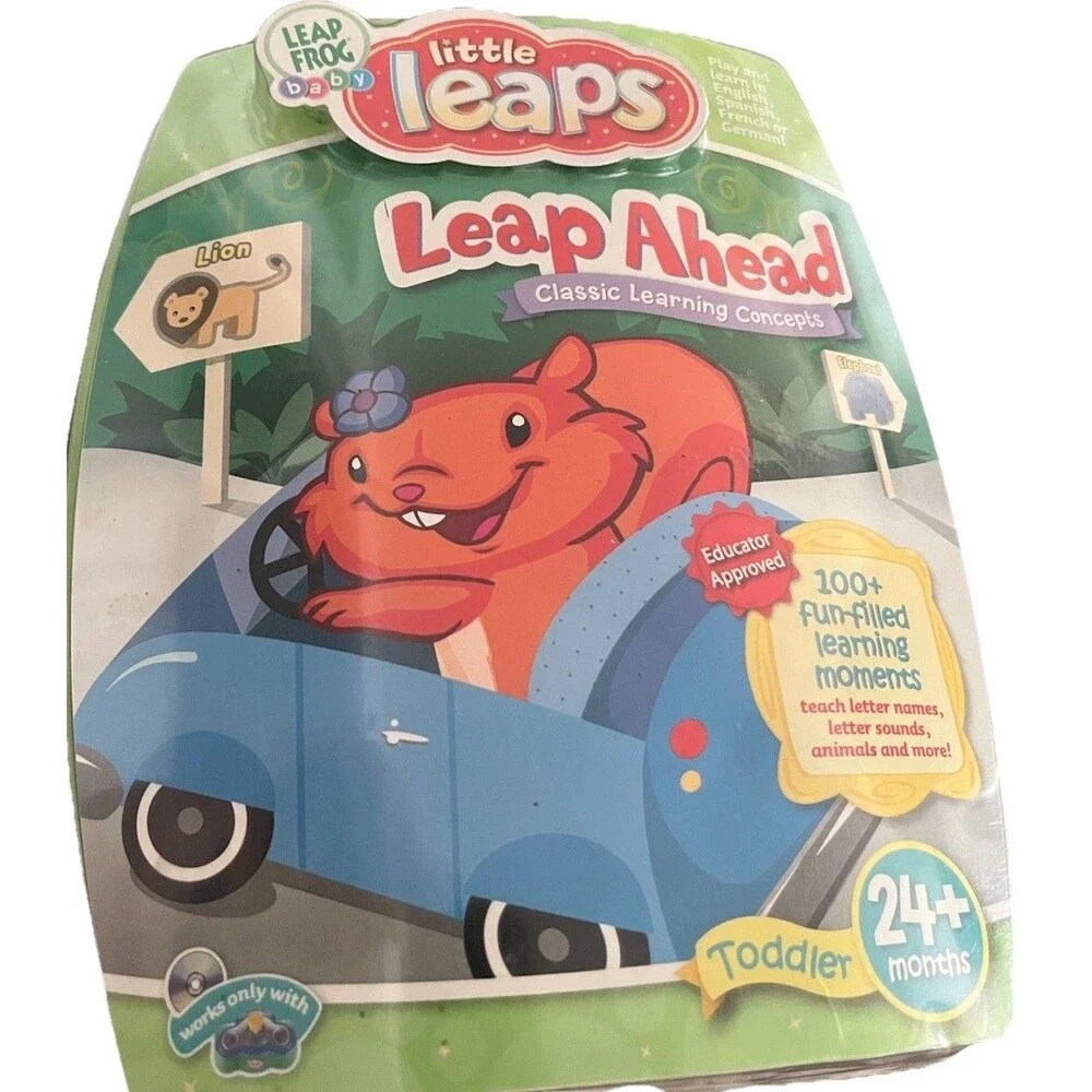Vintage '06 LeapFrog Little Leaps Learning Disc Lot of 3 NEW SEALED Baby Toddler